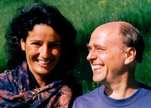 Brigitte und Ingo während unserer Ausbildung auf der Lindenhöhe bei Freiburg, 1998